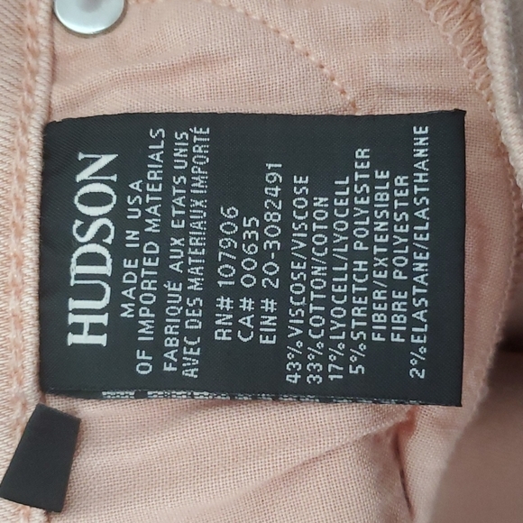Hudson Tally Deep Cuff Crop Skinny Size 25 NEW WITH TAGS - Picture 7 of 9